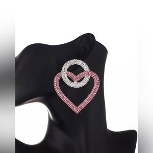 Heart luxury fashion earrings